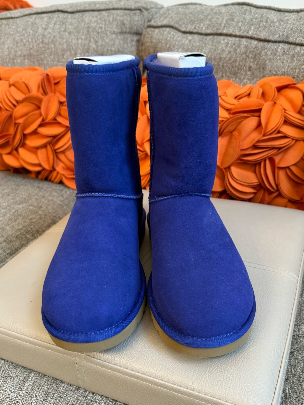 ❣️🆕UGG Women's Short Classic Boots in Deep Periwinkle Suede S/N 5825❣️ - Picture 3 of 11